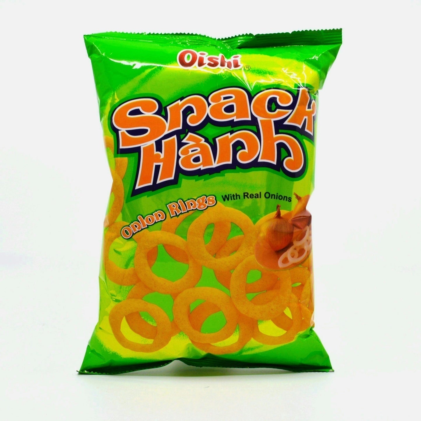 Oishi Onion Ring Chips (Snack Hành) - 2.4oz/68g