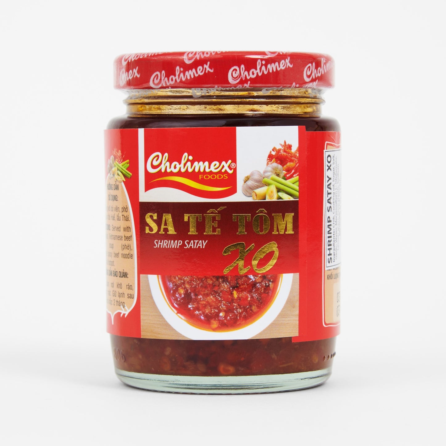 Cholimex Shrimp Satay with XO Sauce (Sa Tề Tôm XO) - 7.1oz/200g