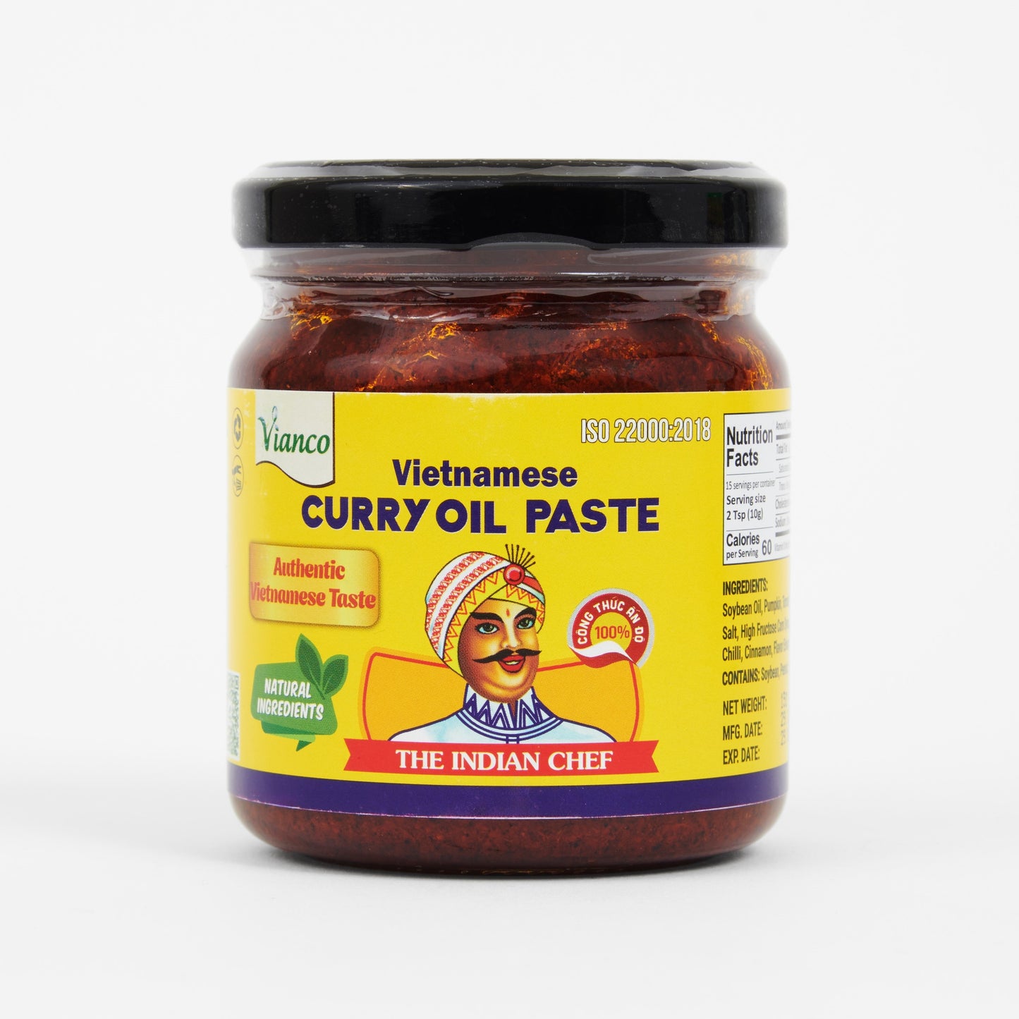 Vianco Vietnamese Curry Oil Paste (Bọt Cà Ri) 5.3oz/150g