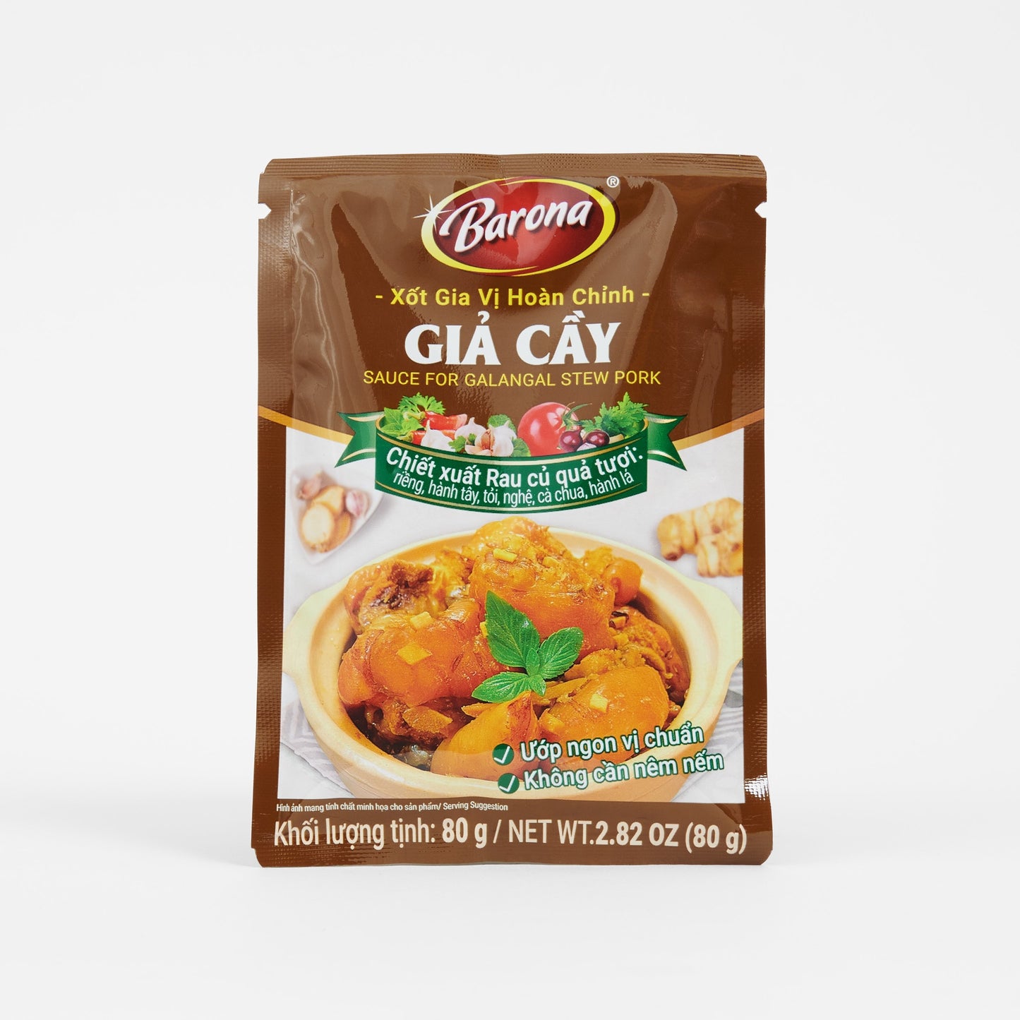 Barona Galangal Stewed Pork Sauce (Giả Cầy) - 2.8oz/80g