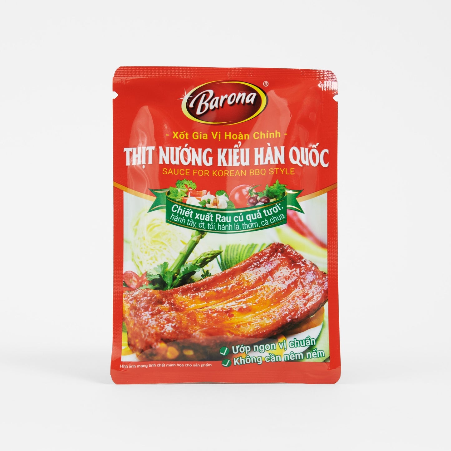 Barona Korean BBQ Style Sauce (Thịt Nướng Kiểu Hàn Quốc) - 2.8oz/80g