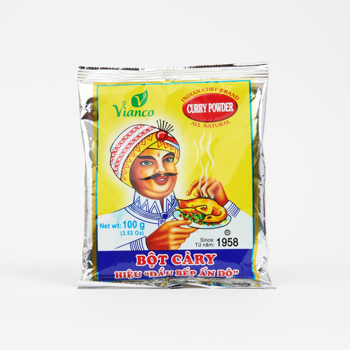 Vianco Curry Powder (Bột Cà Ri) - 3.5oz/100g