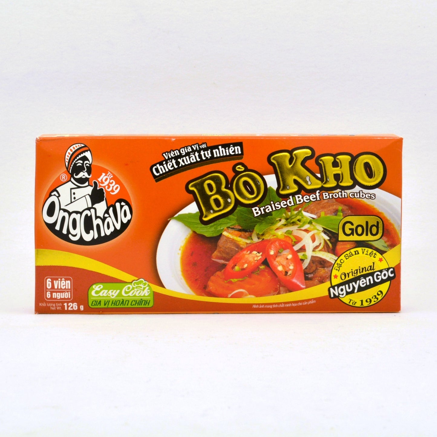 Ong Cha Va Braised Beef Soup Base (Bò Kho) - 4.4oz/126g