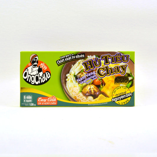 Ong Cha Va Cambodian Vegetarian Soup Cubes (Hủ Tiếu Chay Nam Vang) - 4.4oz/126g