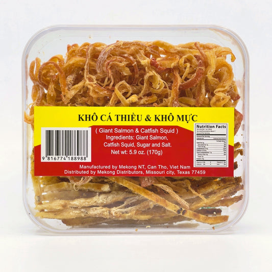Giant Catfish and Squid Mix (Khô Cá Thiều Và Khô Mực) - 5.9oz/170g