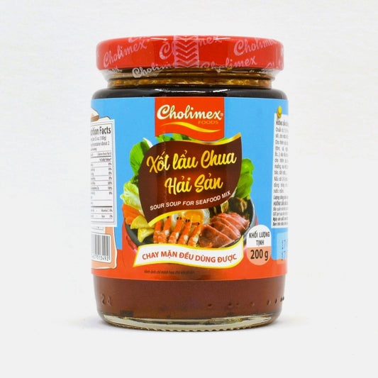 Cholimex Sour Seafood Soup Base (Lẩu Chua Hải Sản) - 7.1oz/200g
