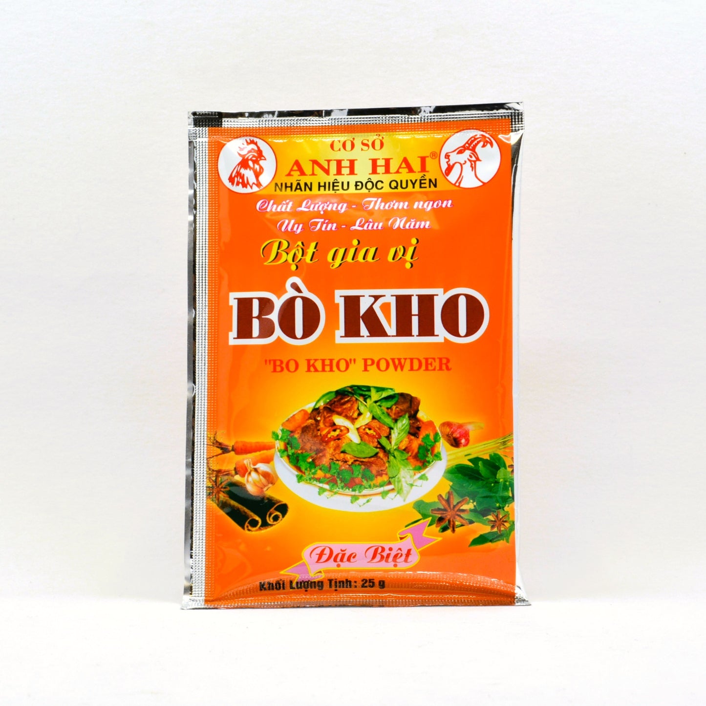 Anh Hai Vietnamese Beef Stew Powder (Bọt Bò Kho) - 0.9oz/25g