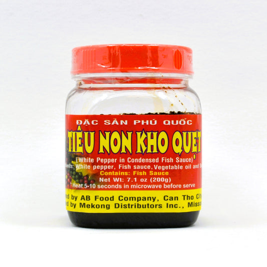 Condensed Fish Sauce with White Pepper (Tiêu Non Kho Quẹt) - 7.1oz/200g