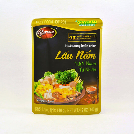 Barona Mushroom Hot Pot Base (Lẩu Nấm) - 5.4oz/153g