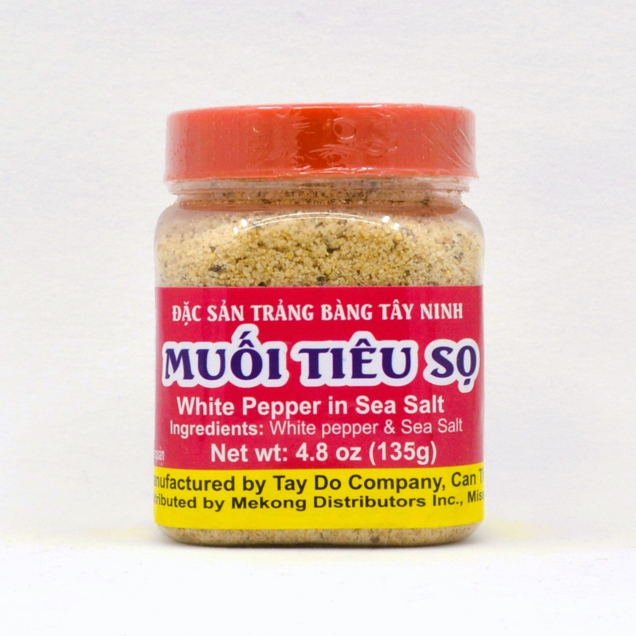 White Pepper in Sea Salt (Muối Tiêu Sọ) - 4.8oz/135g