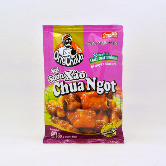 Ong Cha Va Sweet & Sour Ribs Sauce (Sườn Xào Chua Ngọt) - 3.2oz/90g