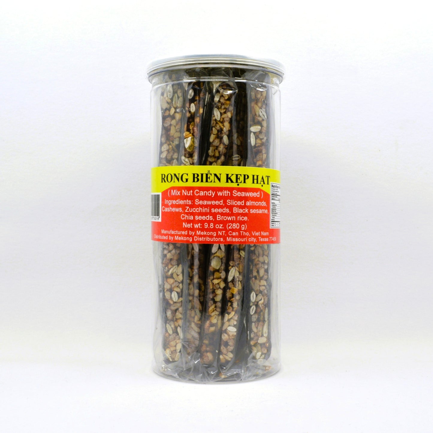 Mixed Nut and Seaweed Snack (Rong Biển Kẹp Hạt) - 9.8oz/280g
