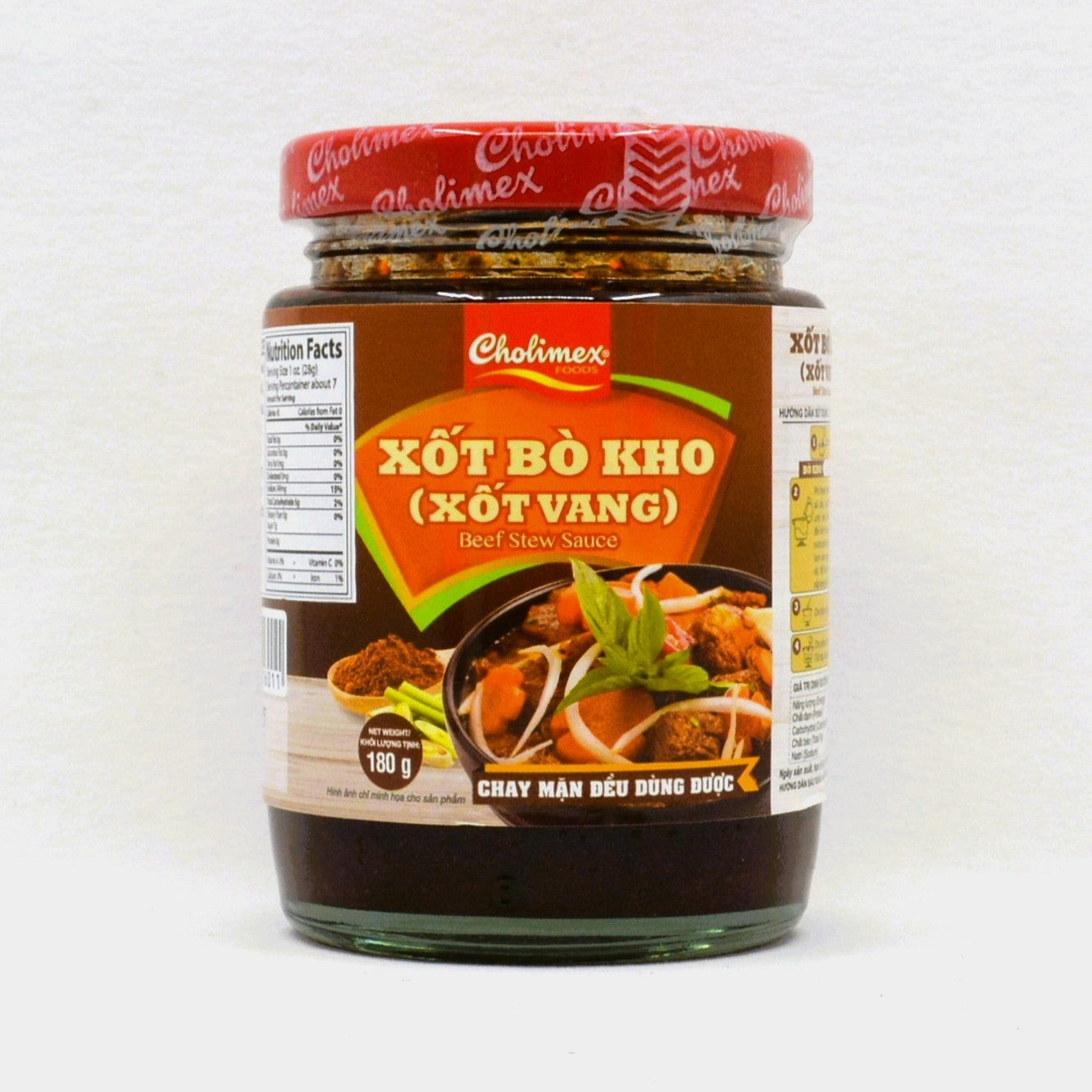 Cholimex Vietnamese Braised Beef Stew Base (Bò Kho) - 6.4oz/180g