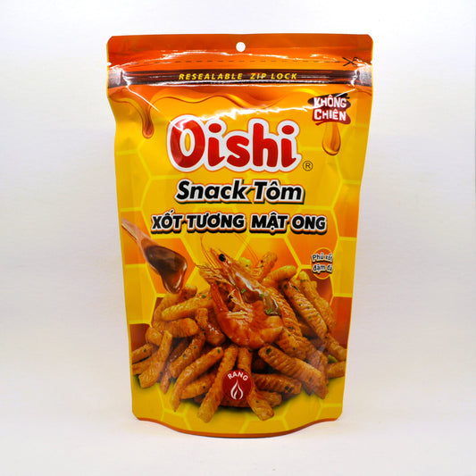 Oishi Honey Soy Sauce Shrimp Chips (Tôm Xốt Tương Mật Ong) - 2.3oz/65g