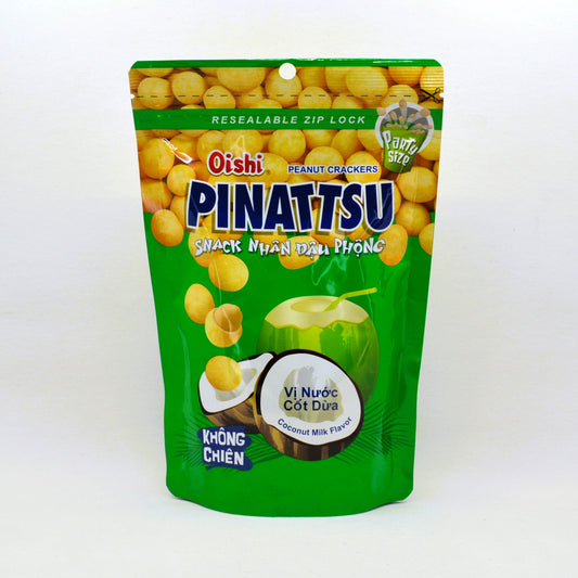 Oishi Pinattsu Coconut Peanut Crackers (Snack Nhân Đậu Phộng) - 3oz/85g